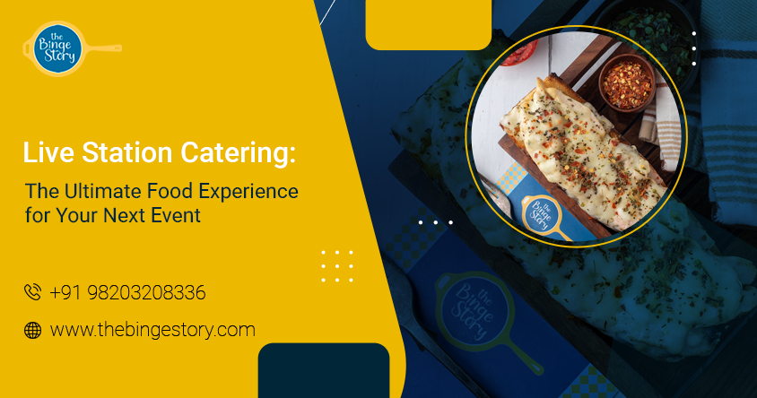 live food station catering, live station catering